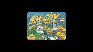 SimCity running on real Atari ST - TV capture
