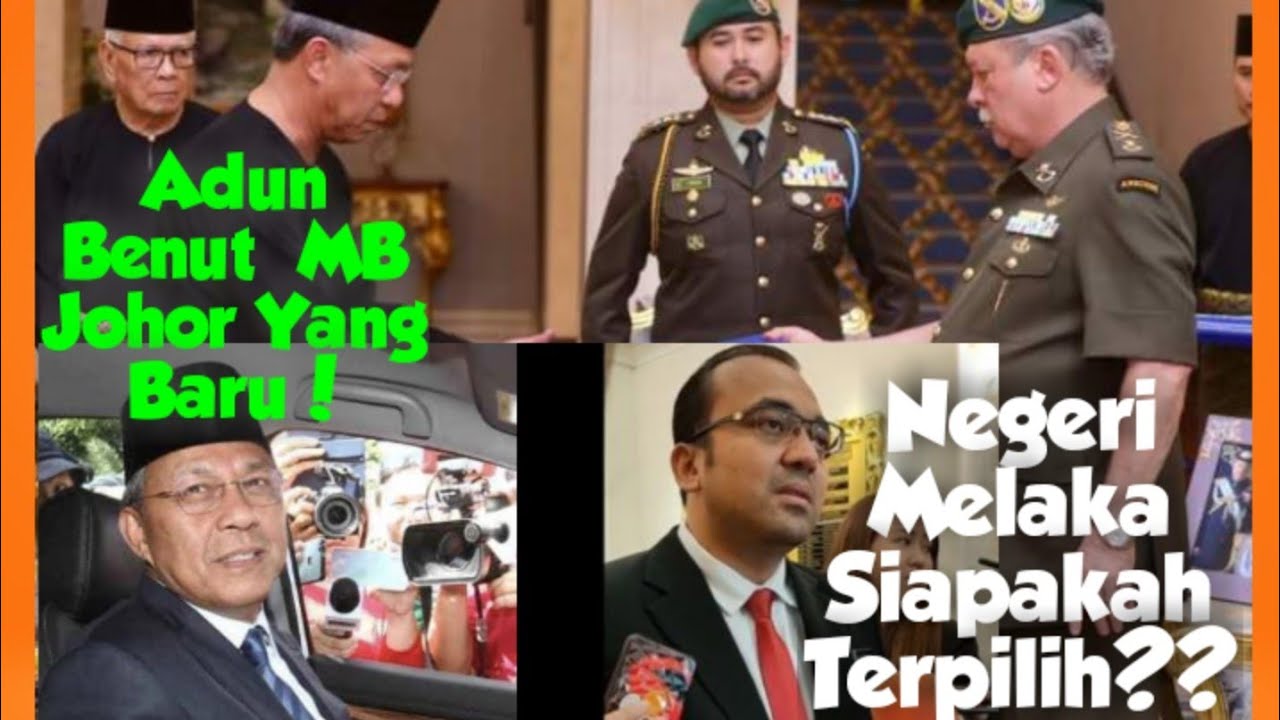 Adun Benut Menteri Besar Baru Negeri Johor l Siapakah ...