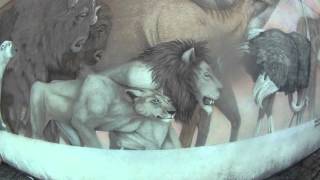 noah's ark mural