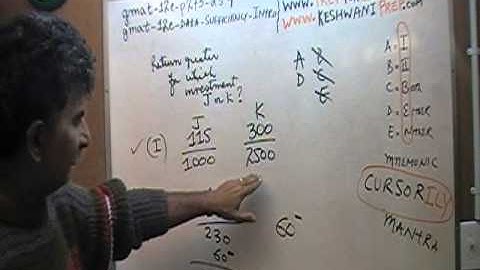 GMAT Data Sufficiency 8 p275 - 13th Edition Official Guide - KeshwaniPrep.com