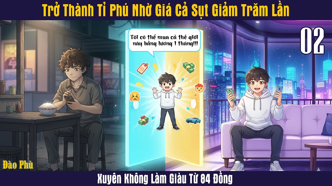 Tập 2 | 💰✨ Trở Thành Tỉ Phú Nhờ Giá Cả Sụt Giảm Trăm Lần – Xuyên Không Làm Giàu Từ 84 Đồng | Audio