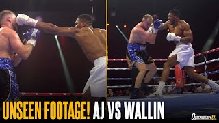 EXCLUSIVE FOOTAGE! Anthony Joshua's beatdown of Otto Wallin from unseen angle 🔥🍿