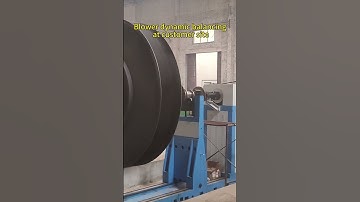 JP: Blower Dynamic Balancing Machine up to 30T at Customer Site