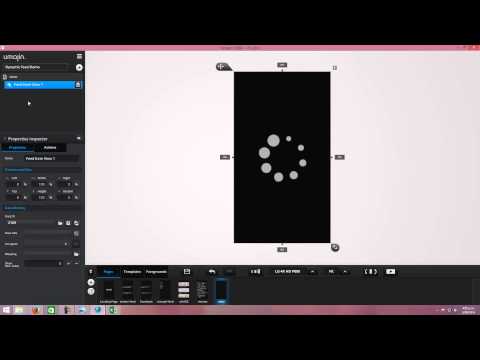 Using the Feed Item View in Umajin App Creator