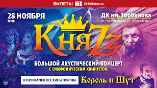 КняZz - акустика с симфоническим квинтетом (28.11.2020, МОСКВА, ДК им. Горбунова) 16+