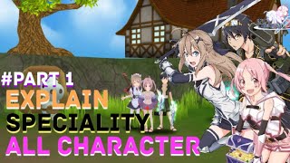Explain Speciality All Character Part 1 - Epic Conquest 2