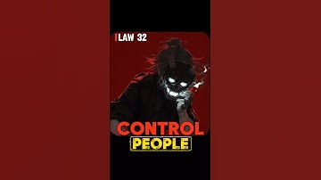 Law 32: Control People’s Dreams 🪬⭐ | 48 Laws Of Power - #psychology #manipulation #power