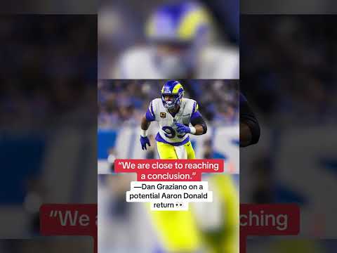 Will Aaron Donald come out of retirement? 👀
