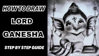 How to Draw Lord Ganesha | Cute Ganpati Bappa Drawing | Ganesh Chaturthi Special #ganpati