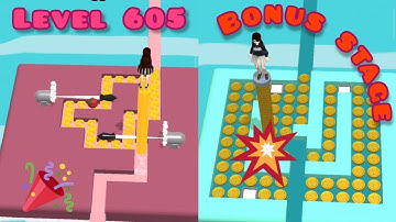 Stacky Dash level 605  | Bonus stage very nice 👍 #mobilegameroom #gameplay #stackydash