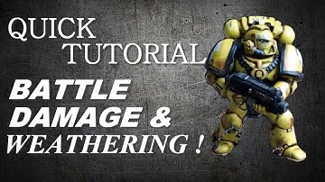 Quick Tutorial ! Power Armour Battle Damage and Weathering