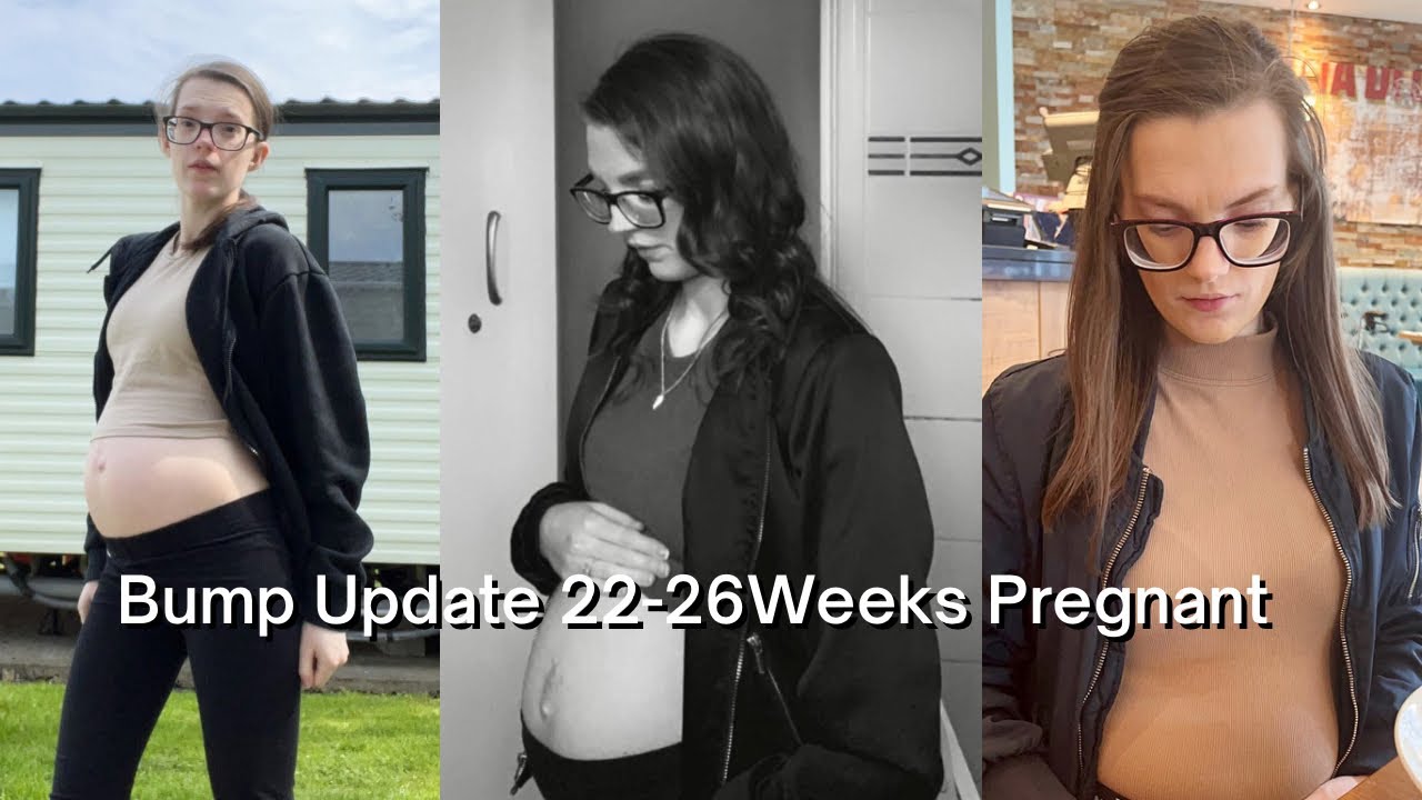 BUMP UPDATE (22-26WEEKS PREGNANT) - YouTube