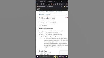 C - Repeating | Editorial | (AtCoder Beginner Contest 378) #atcoder #coding #contest