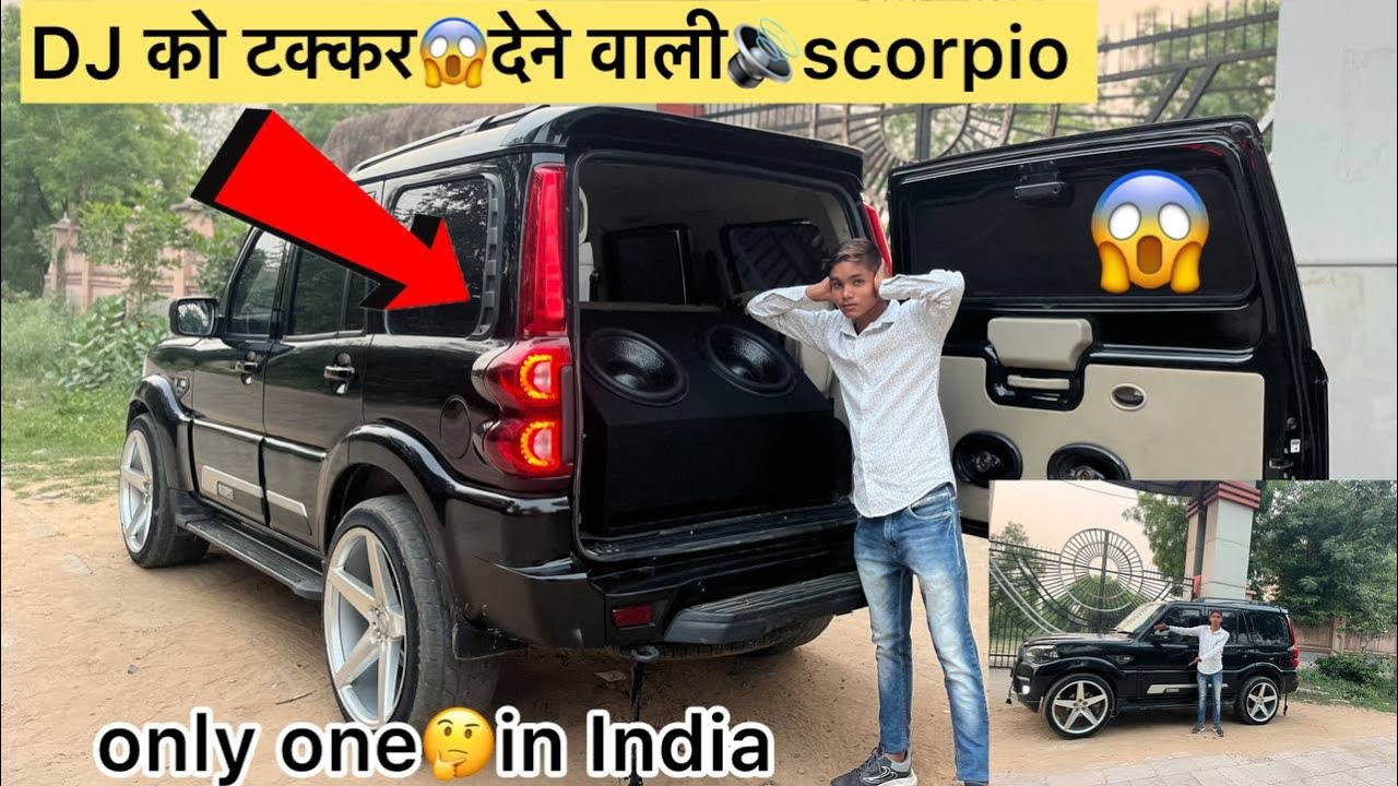 Heav😱 musicsystem🔊Scorpio classic✅में लगाव दिया🔥और 22inch Alloywell #alloywheels #22inchalloy 