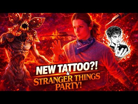 New Tattoo & Stranger Things Party! | Vlog | Jenny Rinn