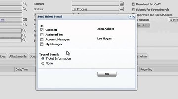 SalesLogix Ticket Email - SalesLogix Demo Series