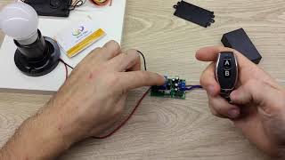 видео: Как подключить дистанционный выключатель, радиореле 433Мгц 220 вольт 10 ампер картинка: Как подключить дистанционный выключатель, радиореле 433Мгц 220 вольт 10 ампер