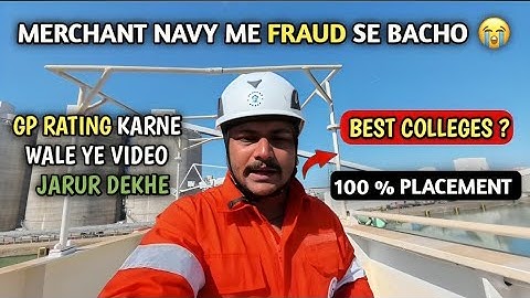 GP RATING COURSE KARKE JOB MILEGA BINA AGENT KE|| BEST COLLEGES 🚢🙏🏻 #sealife #merchantnavy #ship