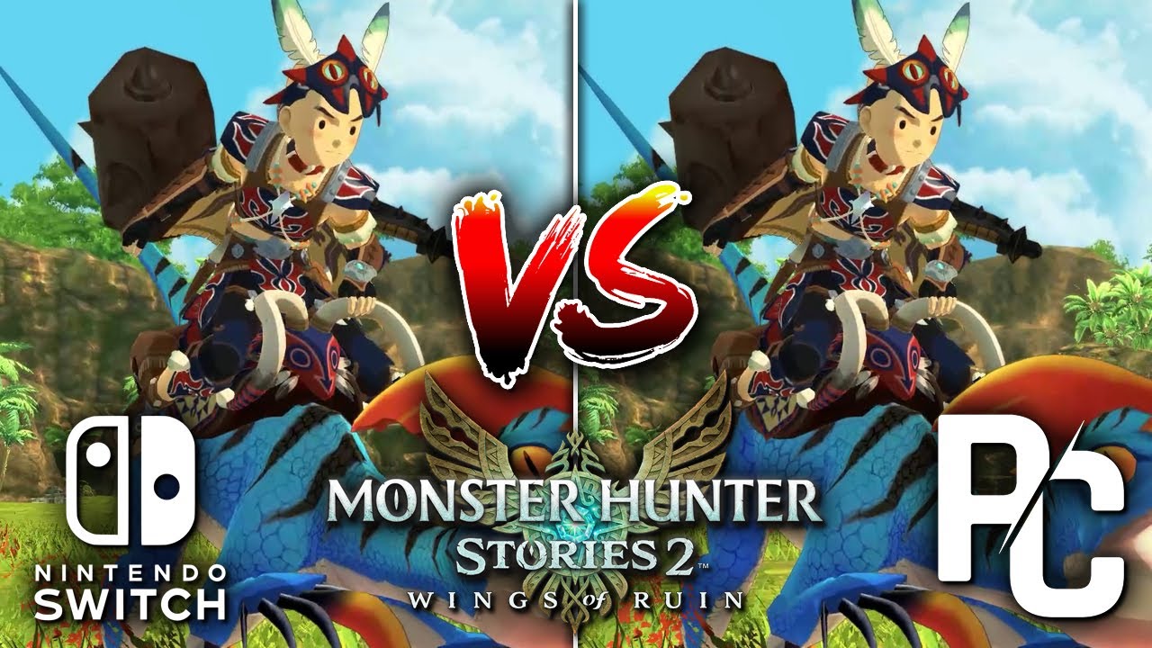 Smooth FPS! Nintendo Switch vs. PC Monster Hunter Stories 2 Performance Comparison