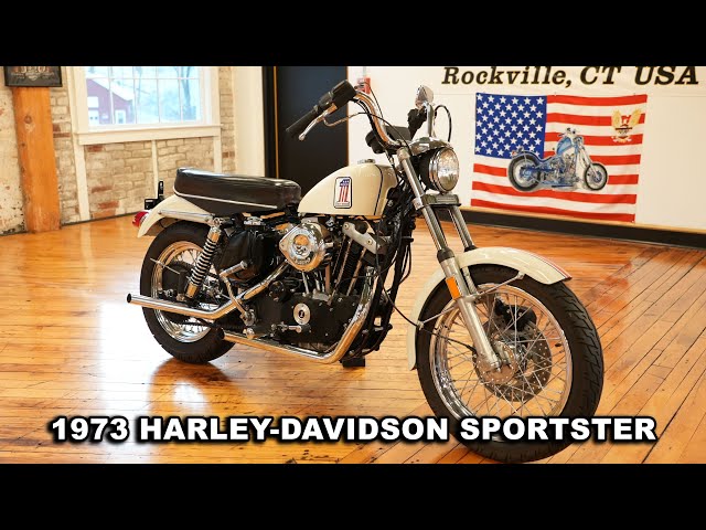 1973 HARLEY DAVIDSON SPORTSTER XLH; SPARKLING AMERICAN EDITION