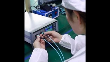 MPO Fiber Optic Patch cord factory production workshop
