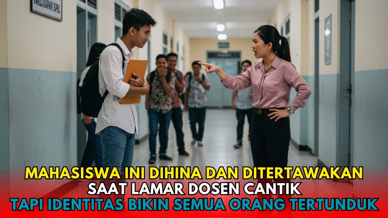 Mahasiswa Miskin Ini Dihina Saat Lamar Dosen Cantik, Tapi Identitasnya Bikin Semua Tertunduk