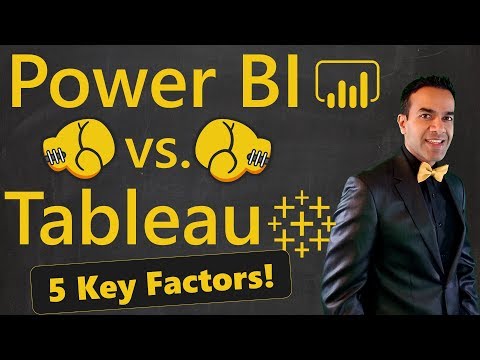 Power BI vs Tableau ? 5 Factors to Choose a Winner