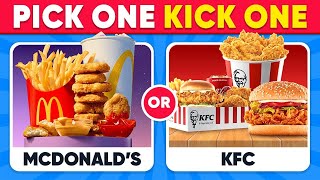 Can you make the right food choices? 🧁🍟 Would You Rather Food Edition (2024)! Pick One Kick One!!
