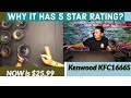 Kenwood 6 1/2"  KFC1666S Speaker Unbox Sound test and review Best car audio