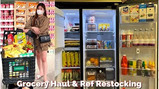 GROCERY HAUL & REF RESTOCKING | Samsung Family Hub | Connh Cruz