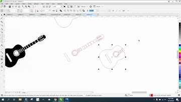 Corel Draw Tips & Tricks Easy Trace of a Guitar Body