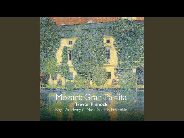 Mozart - Sérénade n°10 "Gran Partita": 2e mvt : Ens Royal Academy Music / T.Pinnock