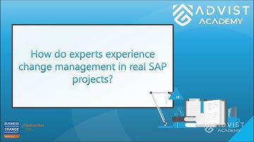 How do experts experience change management in real SAP projects?
