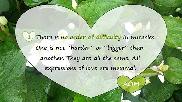 A Course in Miracles - The 50 Miracle Principles