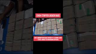 anti-corruption authorities raided a Canara Bank locker belonging to Narahari