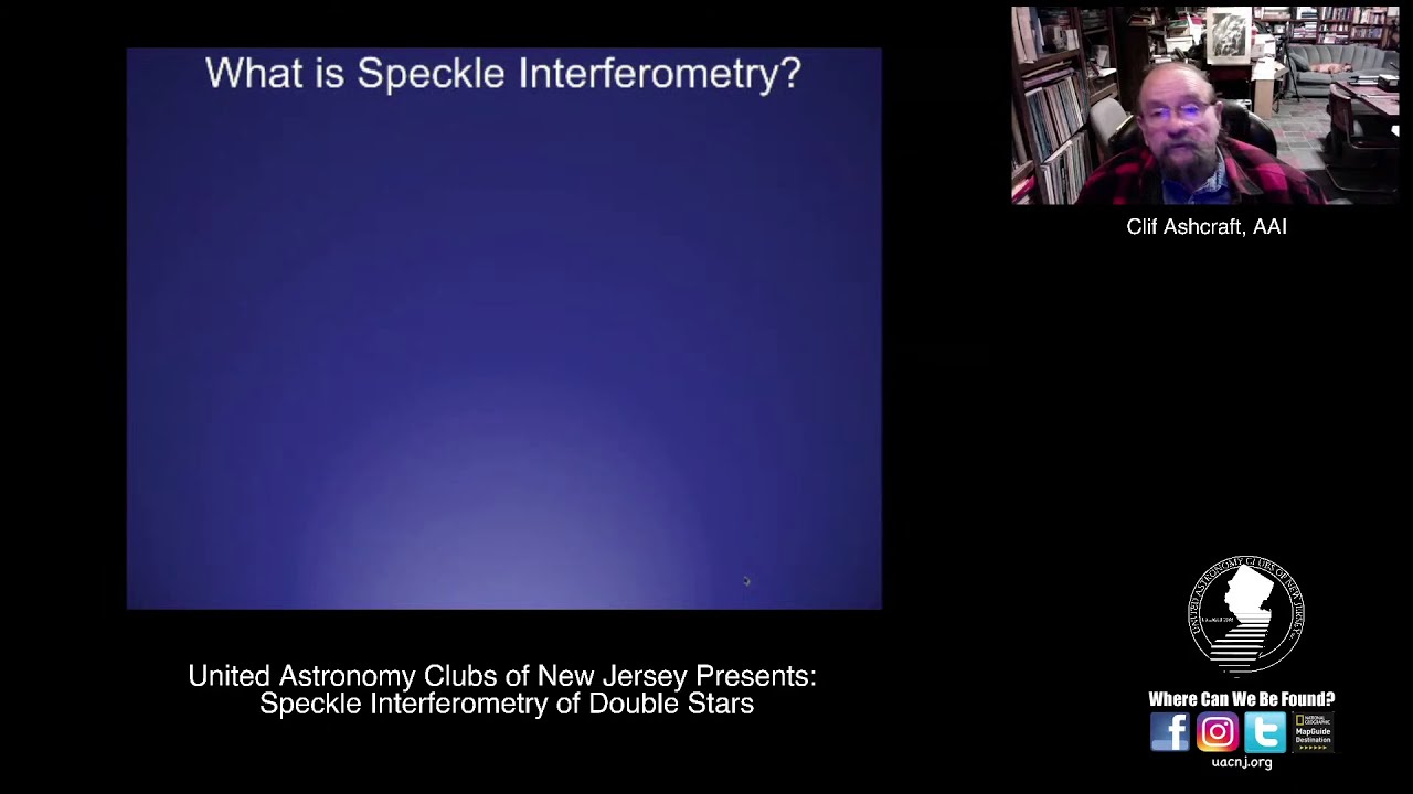Speckle Interferometry of Double Stars with Clif Ashcraft