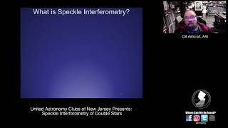 Speckle Interferometry of Double Stars with Clif Ashcraft