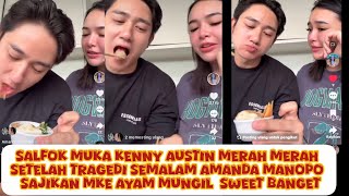 DENGAN LAHAP KENNY AUSTIN MAKAN SEMANGKOK MIE AYAM KECIL BUATAN AMANDA MANOPO YG LAGI NGIDAM LUCU
