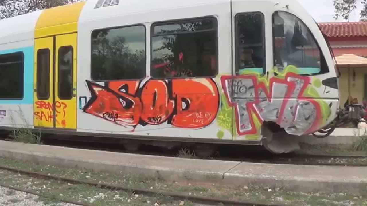 GTW Stadler 4500 series - Patras saburban railway (1080p HD)