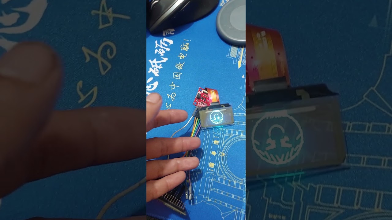 ESP32 transparent display 