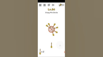 Brain out level 64 Crazy Pin Circle walkthrough