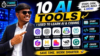 10 BEST FREE AI TOOLS in 2026 ❤️🔥🙌🏻 | Every Student & Developer Should Use | Al Tools