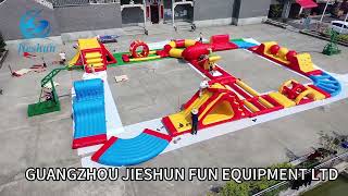 Giant Inflatable Splash Zone! Full Tour of Slide Courses, Pools & Safety Features 🏊♂️🔥