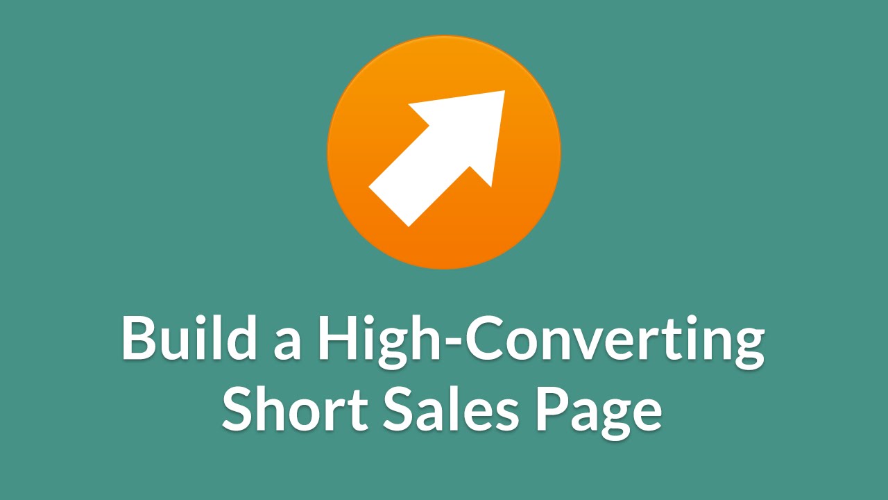 How to Create a Sales Page for a Low-Priced Product - YouTube