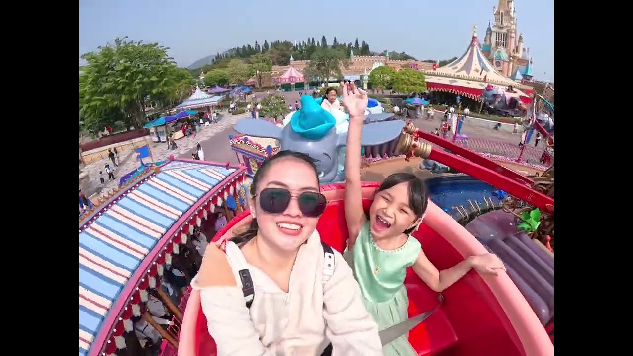 Dumbo the Flying Elephant — one of Hong Kong Disneyland’s most iconic rides!