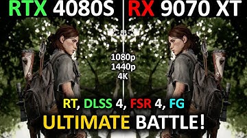 RX 9070 XT vs RTX 4080 SUPER | 1080p, 1440p, 4K | RT / DLSS 4 / FSR 4 + FG | Detailed Test 2025