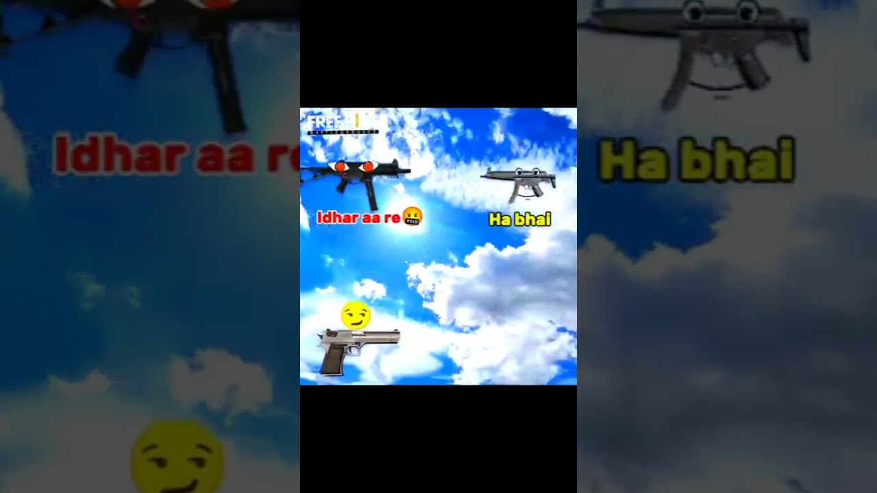 Desert Eagle & UMP vs MP5 🗿☠️|  X 444 FF | 