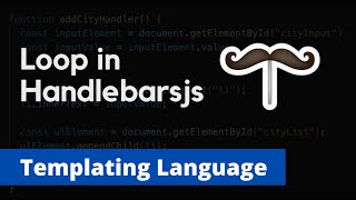 Each helper (Loop) in Handlebars.js - हिन्दी में