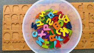 Learn ABC Alphabet using Puzzle Game🧩 | Help Me Find The Alphabets | Preschool Learning #alphabet screenshot 1