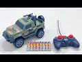 Unboxing RC ambulance, RC spray bumper car, DJ piglet, RC military off-road vehicle